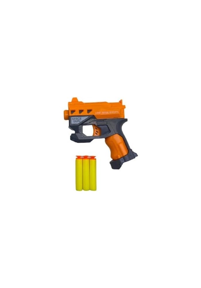 Daiso Soft Gun – Orange – Safe Foam Toy Gun - Image 3
